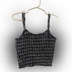 brandy melville plaid tank
